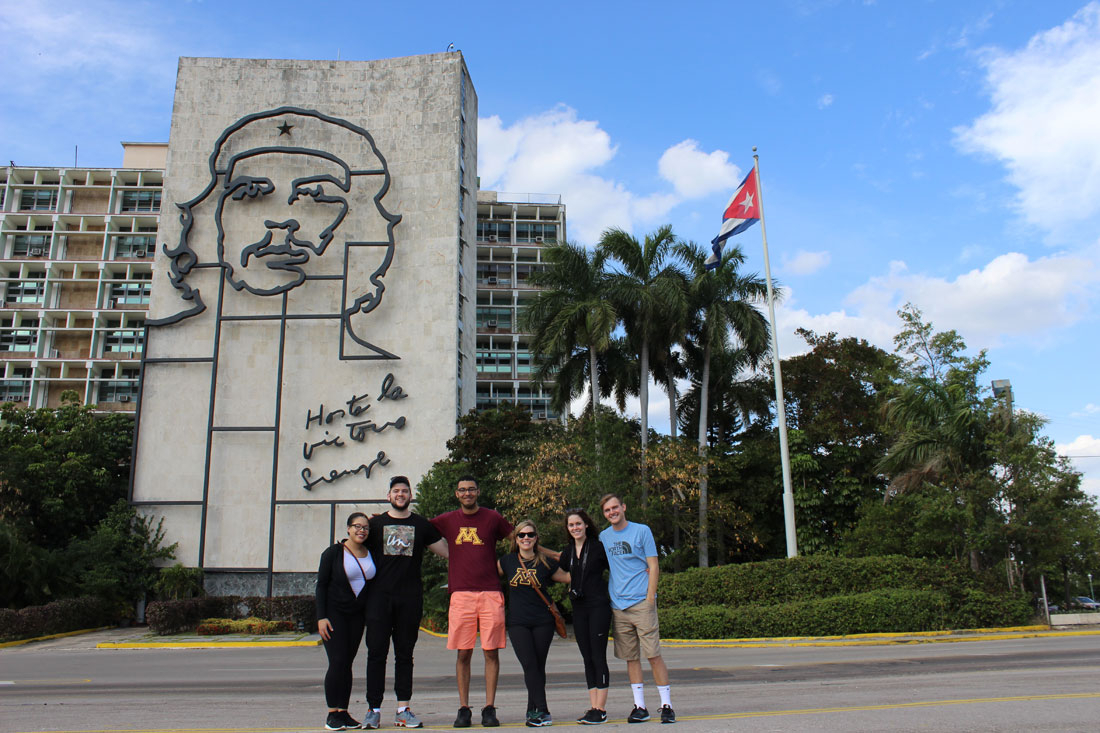 Student photo in Cuba
